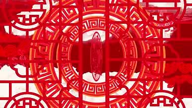 红色喜庆中国风国潮促销视频的预览图
